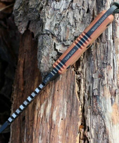 Brand new 🔔 TOPS TPRBL02 Ranger Bootlegger 2, 5" 1095 Double Edged Sawback Blade, Tan Canvas Micarta Handle 👍 -Automatic Knives shop tprbl2 3 19941.1566589180