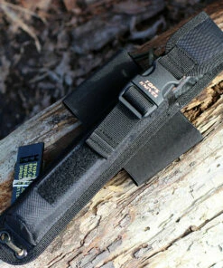 Brand new 🔔 TOPS TPRBL02 Ranger Bootlegger 2, 5" 1095 Double Edged Sawback Blade, Tan Canvas Micarta Handle 👍 -Automatic Knives shop tprbl2 5 77170.1566589181