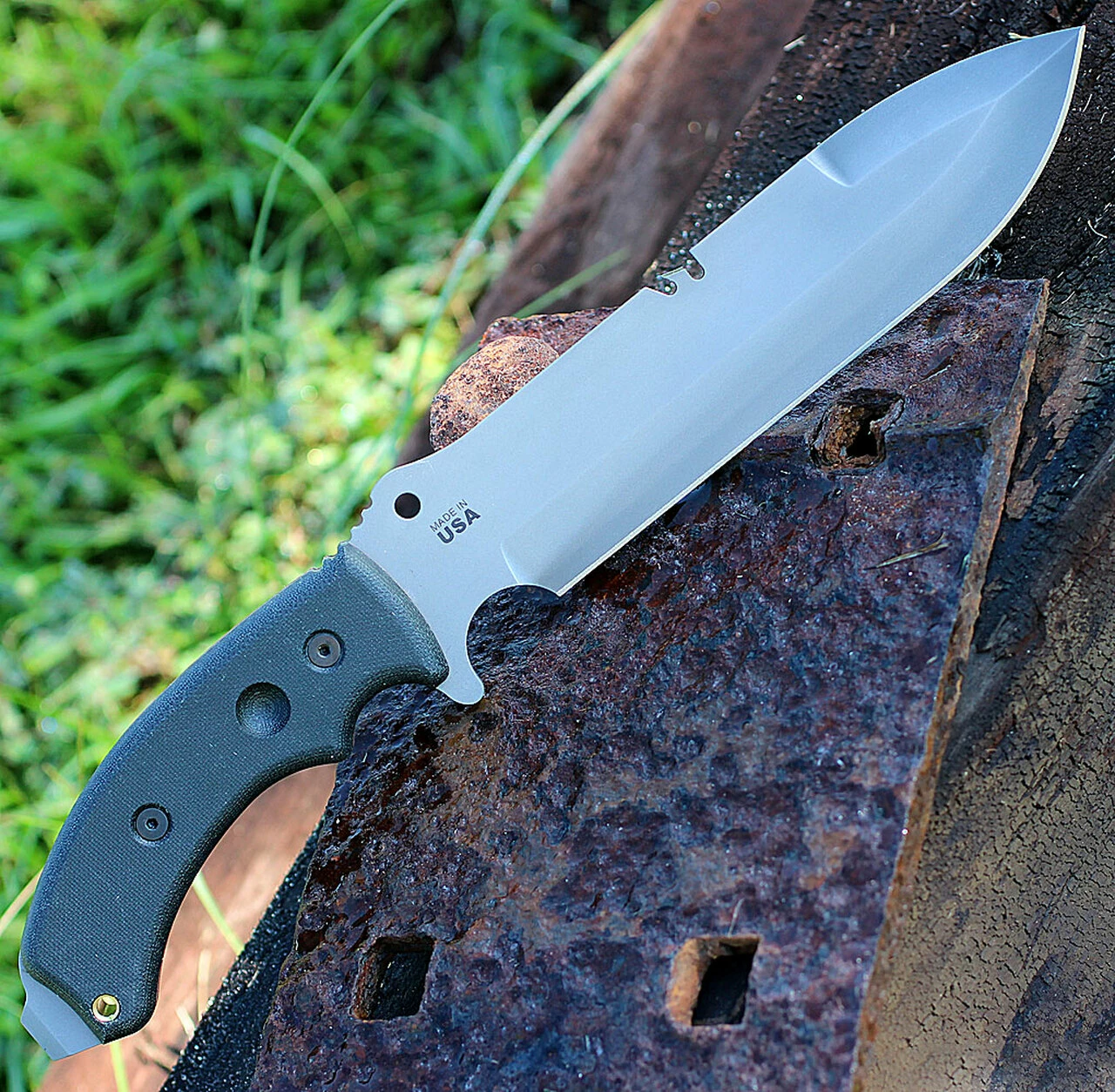 Budget 🔥 TOPS Knives Tahoma Field Knife, 7.75" 1095 HighCarbon Steel, Black Canvas Micarta 🎁 2 Budget 🔥 TOPS Knives Tahoma Field Knife, 7.75" 1095 HighCarbon Steel, Black Canvas Micarta 🎁 - Image 2