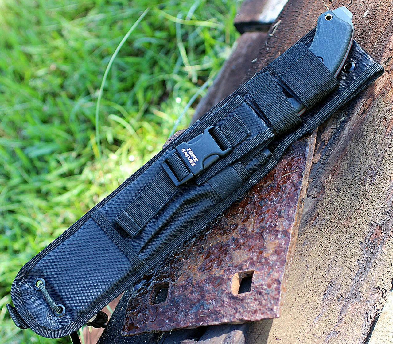 Budget 🔥 TOPS Knives Tahoma Field Knife, 7.75" 1095 HighCarbon Steel, Black Canvas Micarta 🎁 3 Budget 🔥 TOPS Knives Tahoma Field Knife, 7.75" 1095 HighCarbon Steel, Black Canvas Micarta 🎁 - Image 3