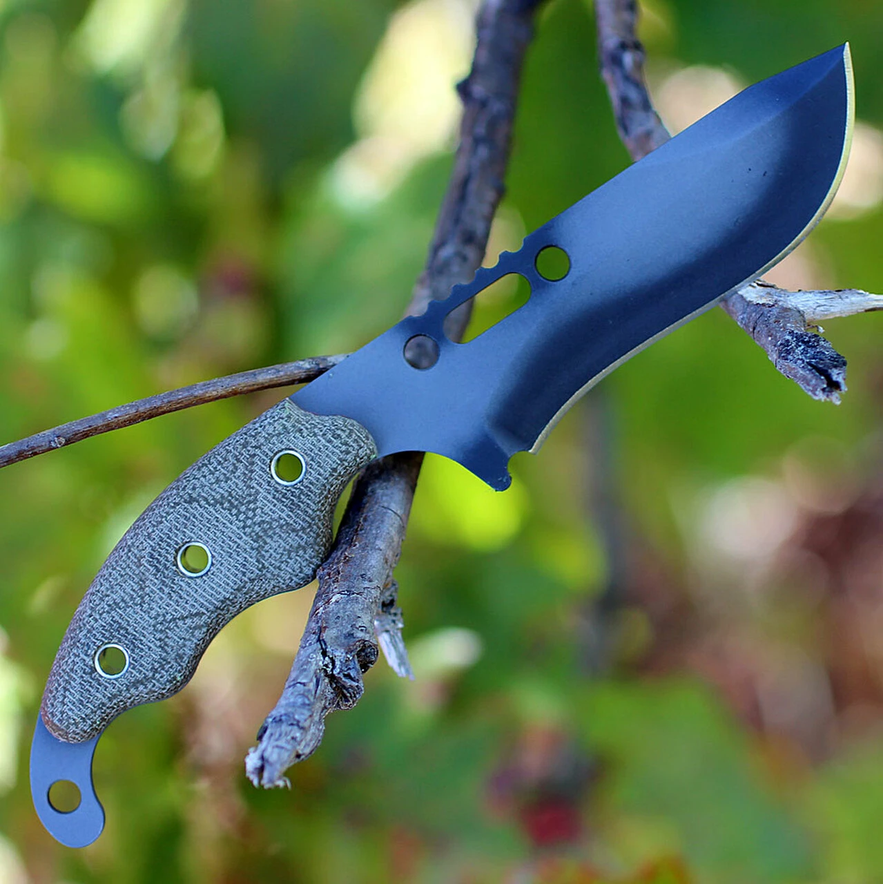 New ✨ TOPS WDRCMB Wind Runner SRE Combo, 1095 Plain Blades, Green Micarta Handles, Kydex Sheath ❤️ 6 New ✨ TOPS WDRCMB Wind Runner SRE Combo, 1095 Plain Blades, Green Micarta Handles, Kydex Sheath ❤️ - Image 6