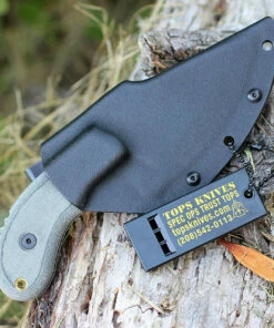 Discount ⭐ Tops Wolf Pup XL TPWP011. 7 1/2 in., Black Traction Coating, Black Micarta 👏 -Automatic Knives shop tpwp010.3 84733.1566589086