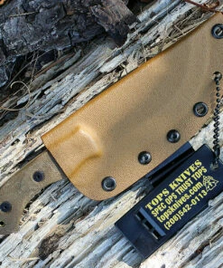 Cheapest 💯 Tops TBT04-TAN Tom Brown Tracker #4, Green Canvas Micarta, Coyote Tan Coating Blade, Kydex Sheath 😍 -Automatic Knives shop tracker 4 ct.1 26890.1566585891
