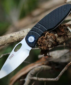 Brand new 🌟 CRKT 5375 Trask, 3.33" D2 Satin Plain Blade, Black GRN Handle ✔️