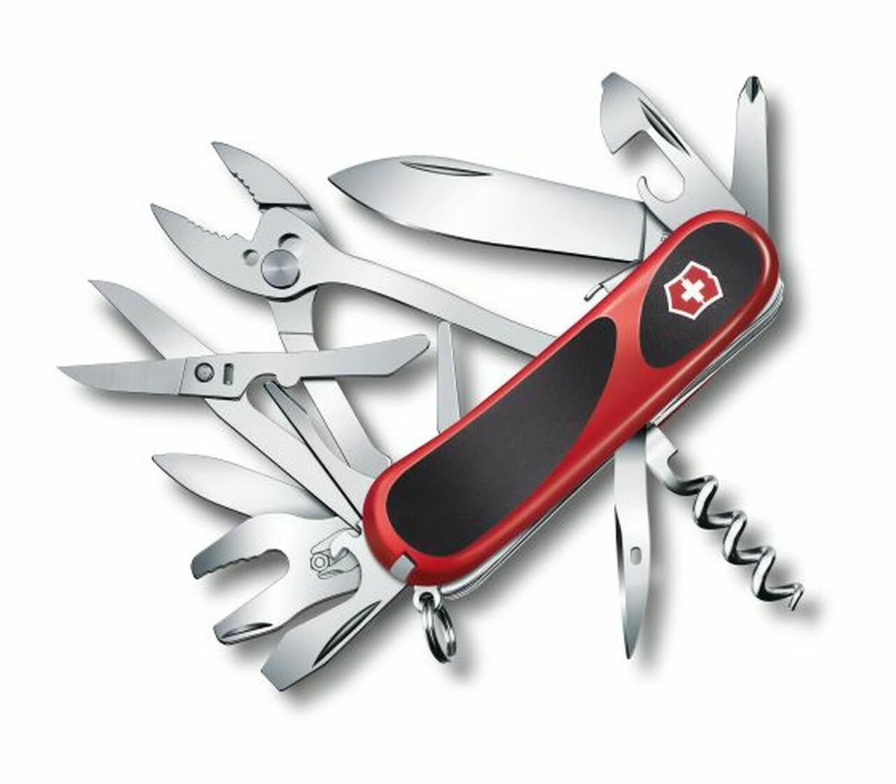 Promo 🔥 Wenger Victorinox EvoGrip S557 Swiss Army Knife, 21 Functions, Red & Black 👏 1 Promo 🔥 Wenger Victorinox EvoGrip S557 Swiss Army Knife, 21 Functions, Red & Black 👏
