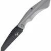 New 👏 V Nives 30053 Ti-Sportster, 3.75" Black 154CM Plain Blade, Gray Titanium Handle 🌟
