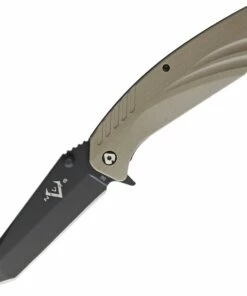 Best reviews of ✔️ V Nives 30114 SFL Tanto, 3.5" Black D2 Plain Blade, Coyote Snow G-10 Handle 🔥