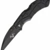 Best Pirce 👏 V Nives 30183 Rocky, 3.25" Black D2 Plain Blade, Black FRN Handle ⭐