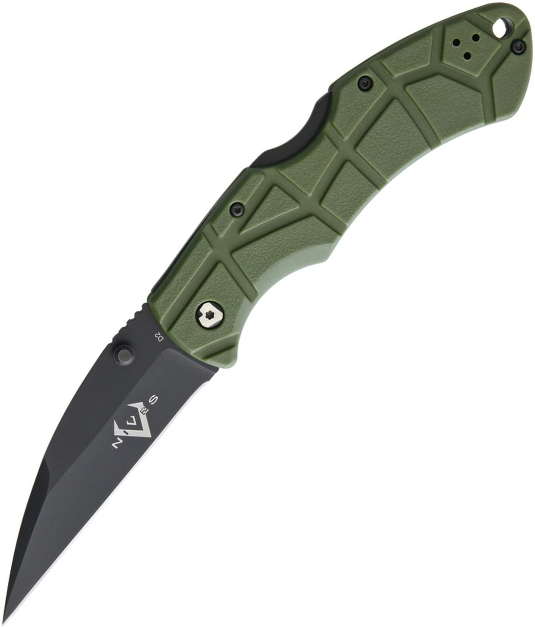 Buy ✔️ V Nives 30190 Rocky, 3.25" Black D2 Plain Blade, Green FRN Handle 🔥 1 Buy ✔️ V Nives 30190 Rocky, 3.25" Black D2 Plain Blade, Green FRN Handle 🔥