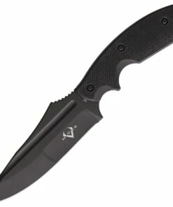 New 💯 V Nives 30237 Frontier Survivor, 5" Black D2 Plain Blade, Black G-10 Handle 🎁