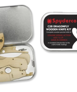 Flash Sale 🔔 Spyderco Knives Spyderco WDKIT1 Dragonfly, Wooden Kit 🌟