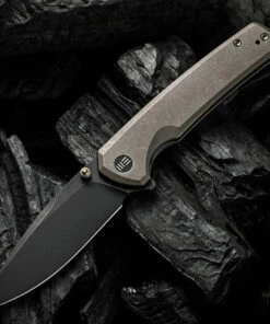 Budget ✨ We Knife Co. WE Knife Subjugator - Bronze Ti (3.5" CPM 20CV Blk SW) WE21014C-4 ⭐