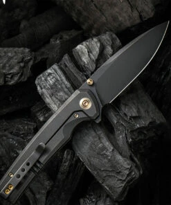 Outlet 🛒 We Knife Co. WE Knife Subjugator - Blk Ti (3.5" CPM 20CV Blk SW) WE21014C-5 ✨ -Automatic Knives shop we21014c5 1 26595.1643056015