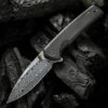 Deals 👍 We Knife Co. WE Knife Subjugator - Blk Ti (3.5" Hakkapella Damasteel) WE21014C-DS1 ✔️