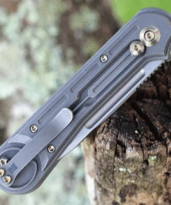 Flash Sale ⭐ We Knife Co. We Knife Double Helix Folder 815F, 3.3" CPM S35VN Stonewash Drop Point Plain Blade, Gray Titanium Handle 😍 -Automatic Knives shop we815f.2 82360.1627317153