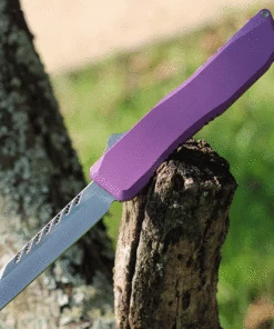 Brand new 🌟 EOS - Elite Outfitting Solutions EOS Harpoon OTF Automatic - Wild Purple Alum. (3.8" Wharncliffe) HAR-04 🛒