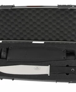 Coupon 💯 Fallkniven Modern Bowie Fixed Blade - Black Thermorun (10" Lam. Cos) Premium Package ⭐ -Automatic Knives shop with case 77725.1622228141