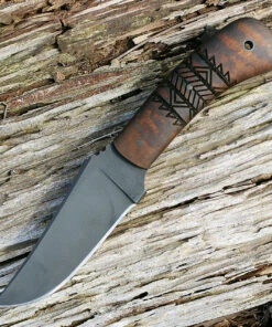Discount 👏 Winkler Knives 019 Blue Ridge Hunter Maple Handle with Tribal Artwork 👏