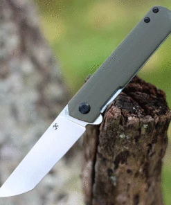 Flash Sale 🔔 Kansept Knives Kansept Foosa Liner Lock - OD Green G10 (3" 154CM SW) X2020T3 🎁