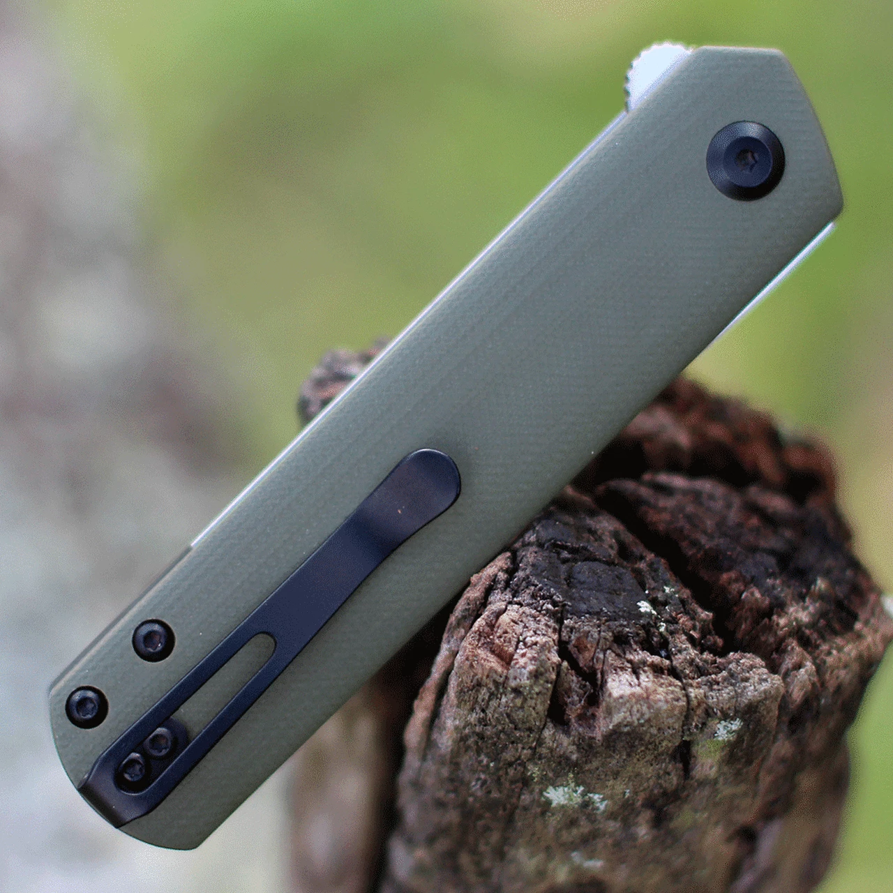 Flash Sale 🔔 Kansept Knives Kansept Foosa Liner Lock - OD Green G10 (3" 154CM SW) X2020T3 🎁 4 Flash Sale 🔔 Kansept Knives Kansept Foosa Liner Lock - OD Green G10 (3" 154CM SW) X2020T3 🎁 - Image 4