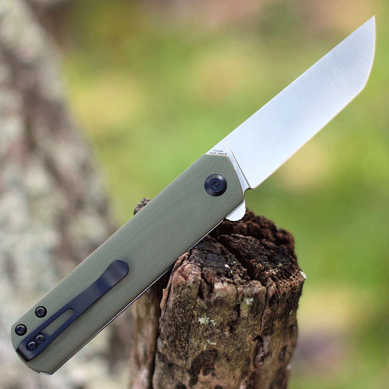 Flash Sale 🔔 Kansept Knives Kansept Foosa Liner Lock - OD Green G10 (3" 154CM SW) X2020T3 🎁 2 Flash Sale 🔔 Kansept Knives Kansept Foosa Liner Lock - OD Green G10 (3" 154CM SW) X2020T3 🎁 - Image 2