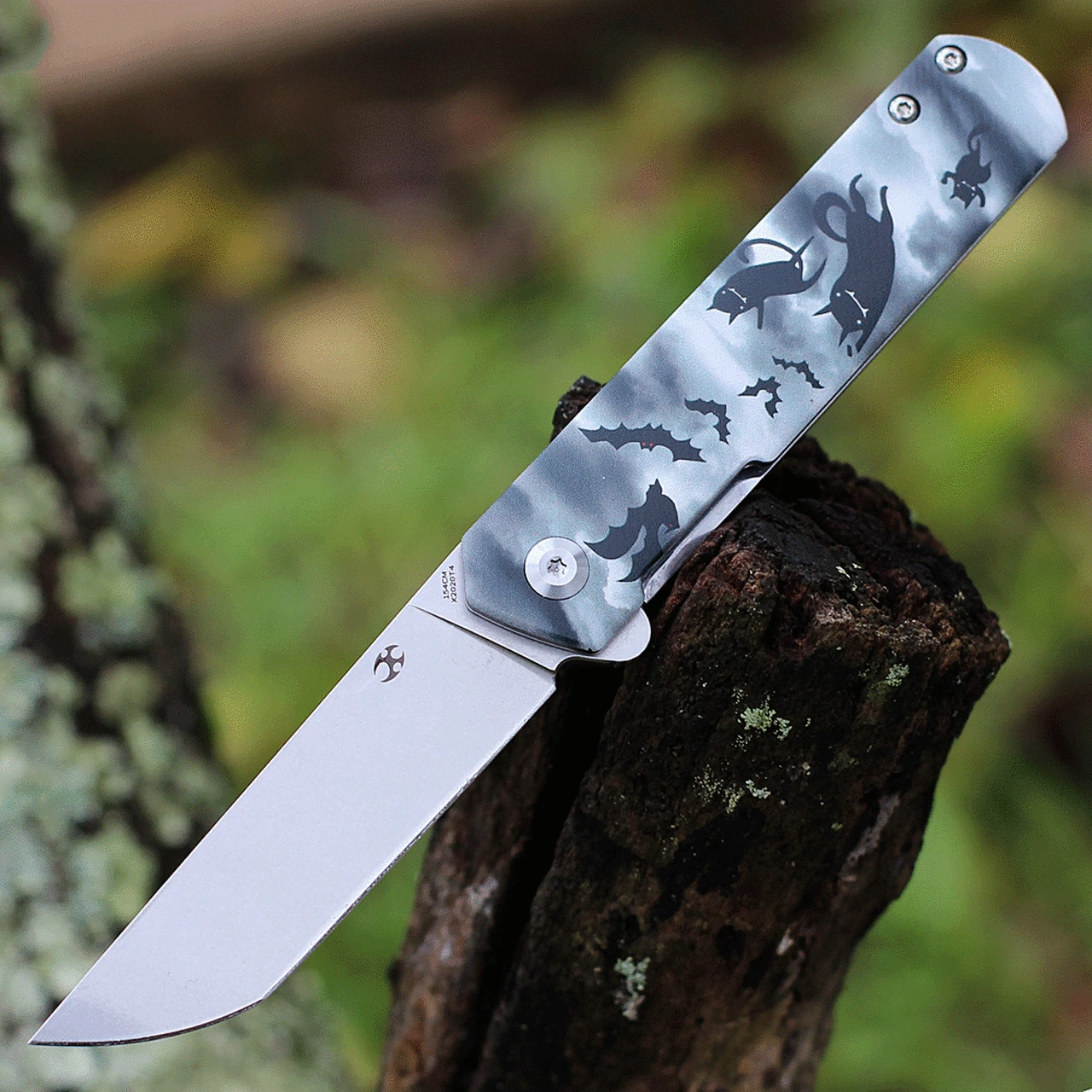 Discount 🛒 Kansept Knives Kansept Foosa Liner Lock - Blk G10 / Phantom Cat (3" 154CM SW) X2020T4 🤩 1 Discount 🛒 Kansept Knives Kansept Foosa Liner Lock - Blk G10 / Phantom Cat (3" 154CM SW) X2020T4 🤩