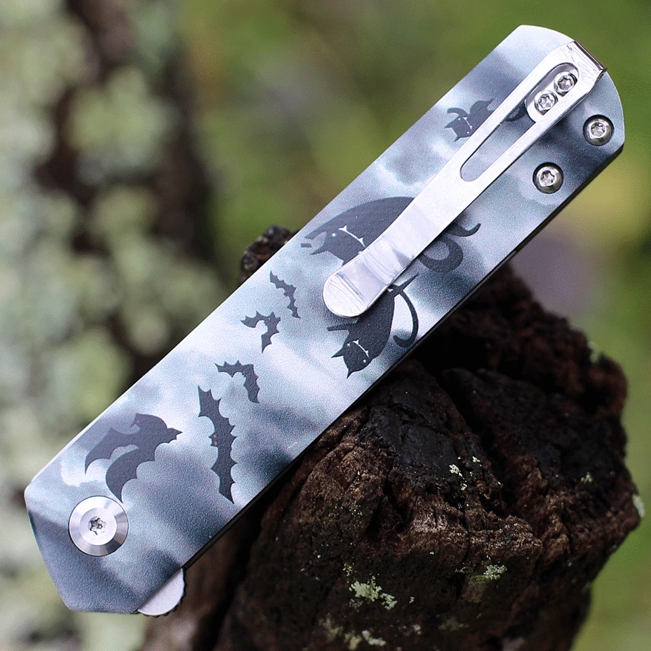 Discount 🛒 Kansept Knives Kansept Foosa Liner Lock - Blk G10 / Phantom Cat (3" 154CM SW) X2020T4 🤩 4 Discount 🛒 Kansept Knives Kansept Foosa Liner Lock - Blk G10 / Phantom Cat (3" 154CM SW) X2020T4 🤩 - Image 4