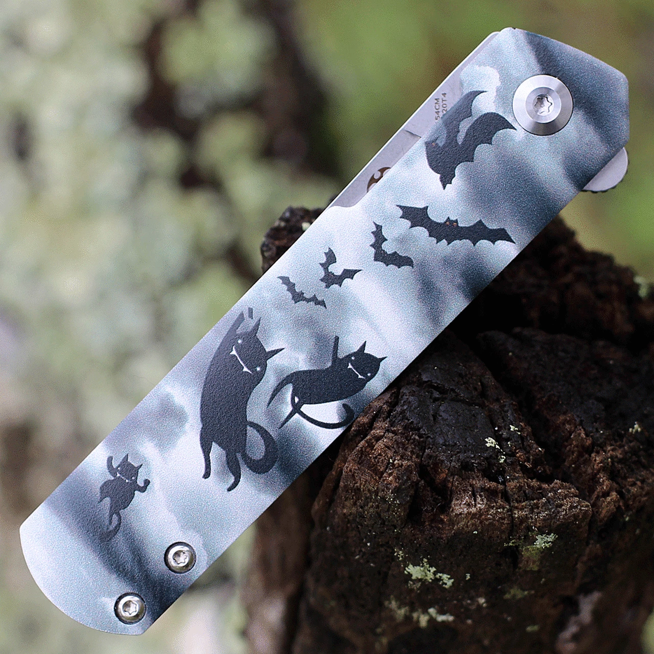 Discount 🛒 Kansept Knives Kansept Foosa Liner Lock - Blk G10 / Phantom Cat (3" 154CM SW) X2020T4 🤩 3 Discount 🛒 Kansept Knives Kansept Foosa Liner Lock - Blk G10 / Phantom Cat (3" 154CM SW) X2020T4 🤩 - Image 3